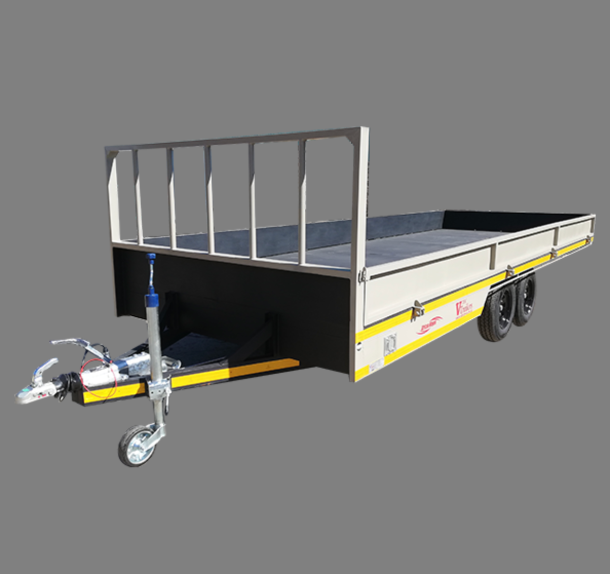 3 Ton Double Axle Dropside Trailer 4.0m