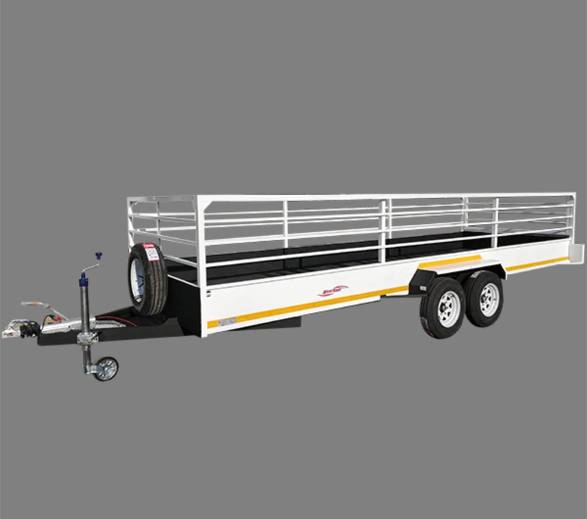 3 Ton Double Axle Flatbed Trailer 6.0m